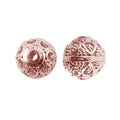 BRG-259 Rose Gold Overlay Bali Bead Beads Bali Designs Inc 