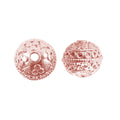 BRG-369 Rose Gold Overlay Bali Bead Beads Bali Designs Inc 