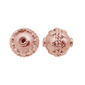 BRG-370 Rose Gold Overlay Bali Bead Beads Bali Designs Inc 