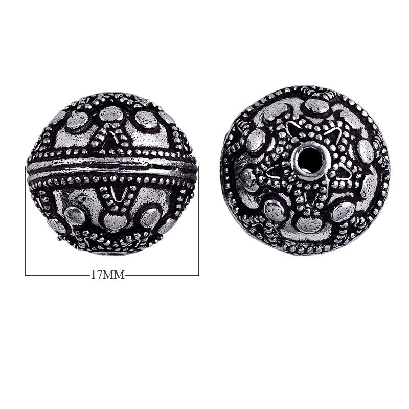 BSF-108 Silver Overlay Bali Bead Beads Bali Designs Inc 