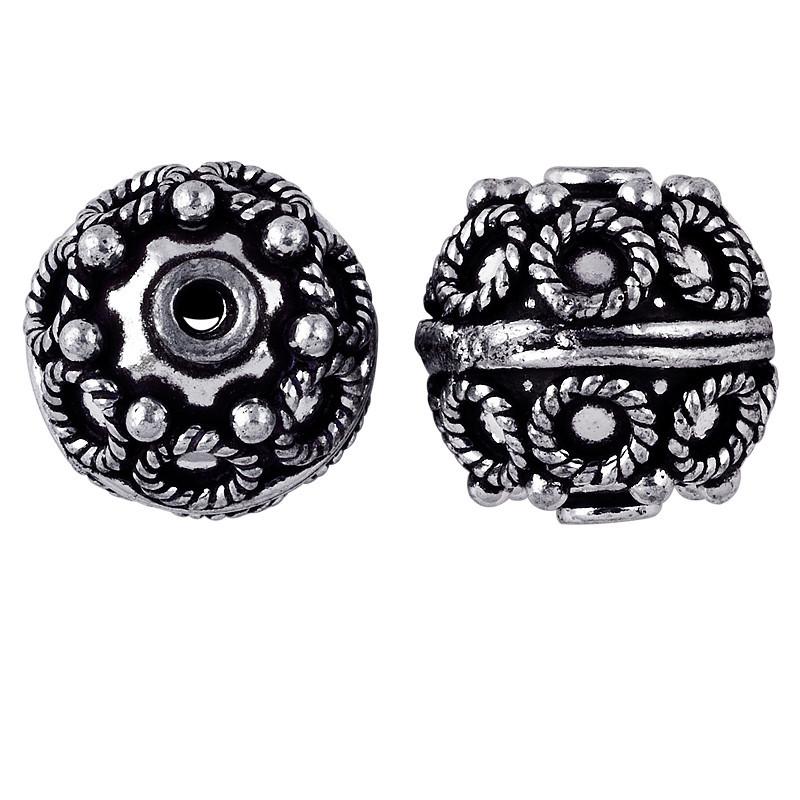 BSF-109 Silver Overlay Bali Bead Beads Bali Designs Inc 