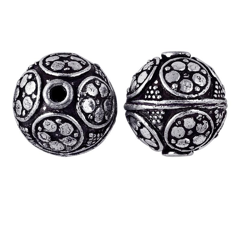 BSF-110 Silver Overlay Bali Bead Beads Bali Designs Inc 
