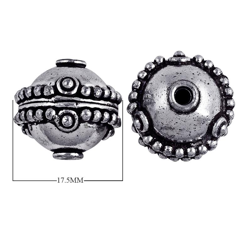BSF-115 Silver Overlay Bali Bead Beads Bali Designs Inc 
