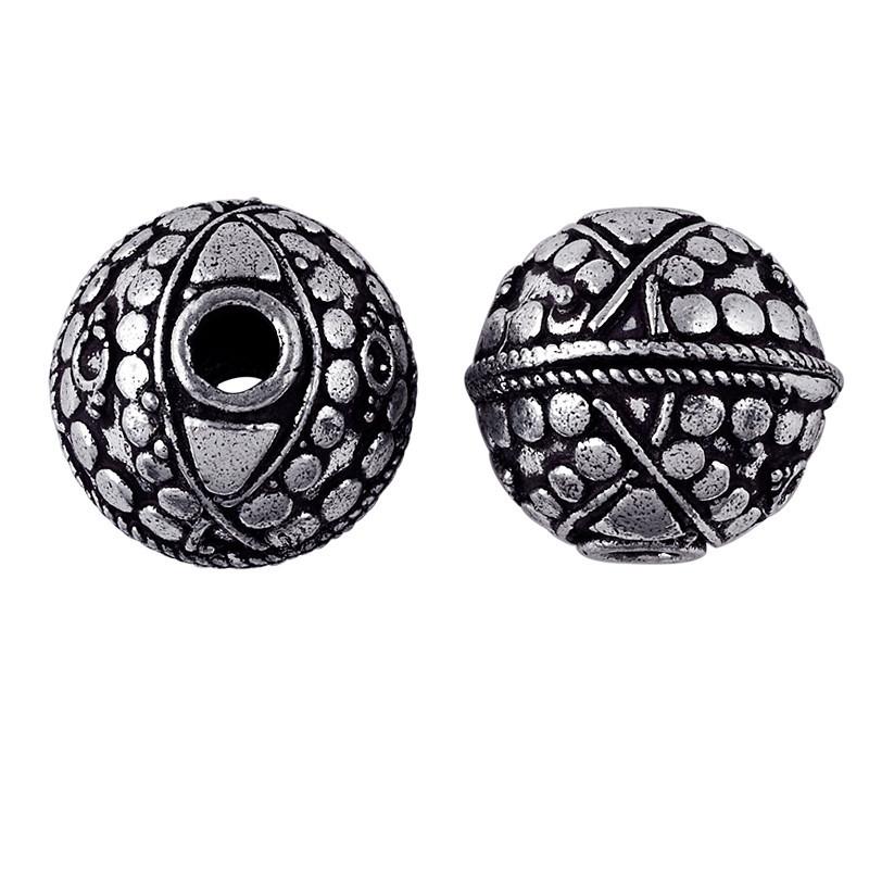 BSF-116 Silver Overlay Bali Bead Beads Bali Designs Inc 