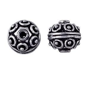 BSF-117 Silver Overlay Bali Bead Beads Bali Designs Inc 