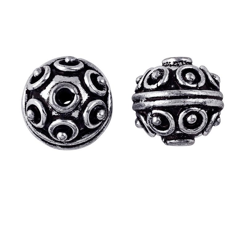 BSF-117 Silver Overlay Bali Bead Beads Bali Designs Inc 