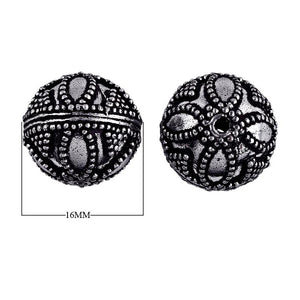 BSF-121 Silver Overlay Bali Bead Beads Bali Designs Inc 