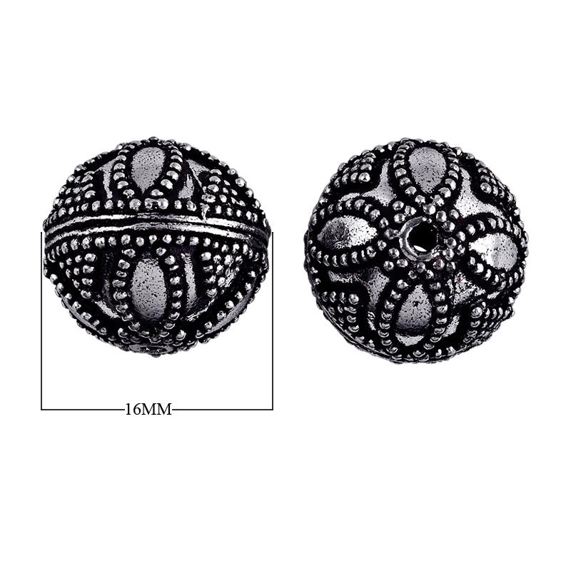 BSF-121 Silver Overlay Bali Bead Beads Bali Designs Inc 