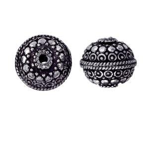 BSF-122 Silver Overlay Bali Bead Beads Bali Designs Inc 