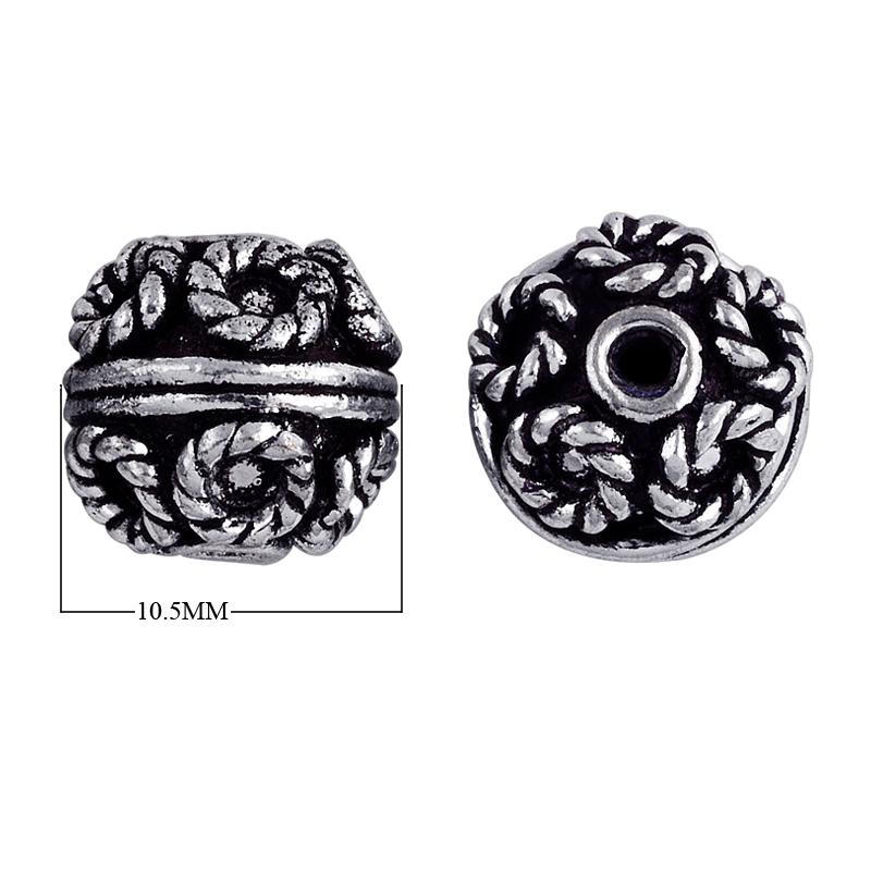 BSF-128 Silver Overlay Bali Bead Beads Bali Designs Inc 