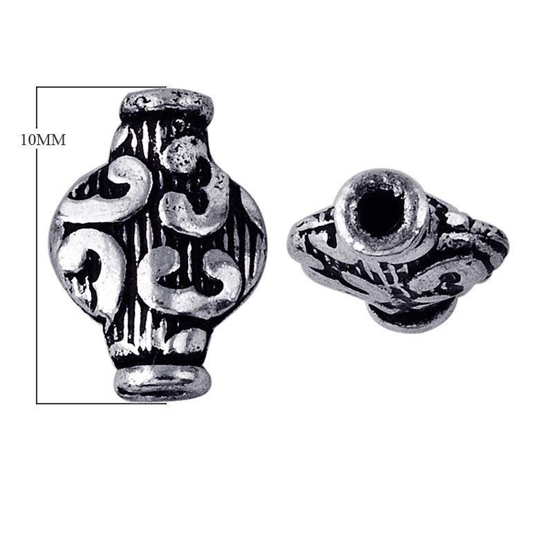 BSF-130 Silver Overlay Motif Bead Beads Bali Designs Inc 