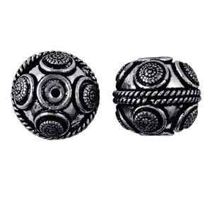 BSF-132 Silver Overlay Bali Bead Beads Bali Designs Inc 