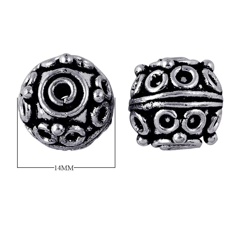 BSF-135 Silver Overlay Bali Bead Beads Bali Designs Inc 
