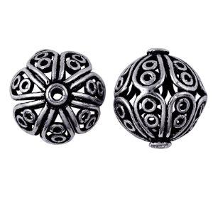 BSF-136 Silver Overlay Bali Bead Beads Bali Designs Inc 