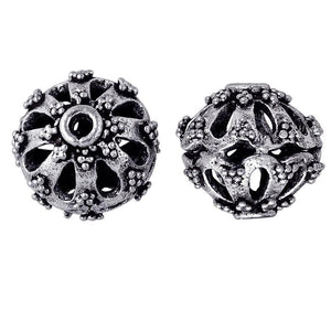 BSF-137 Silver Overlay Bali Bead Beads Bali Designs Inc 