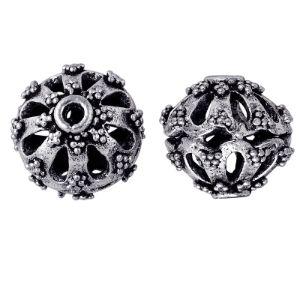 BSF-137 Silver Overlay Bali Bead Beads Bali Designs Inc 