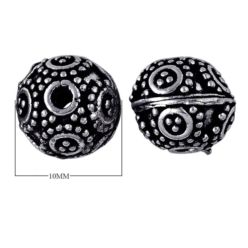 BSF-138 Silver Overlay Bali Bead Beads Bali Designs Inc 