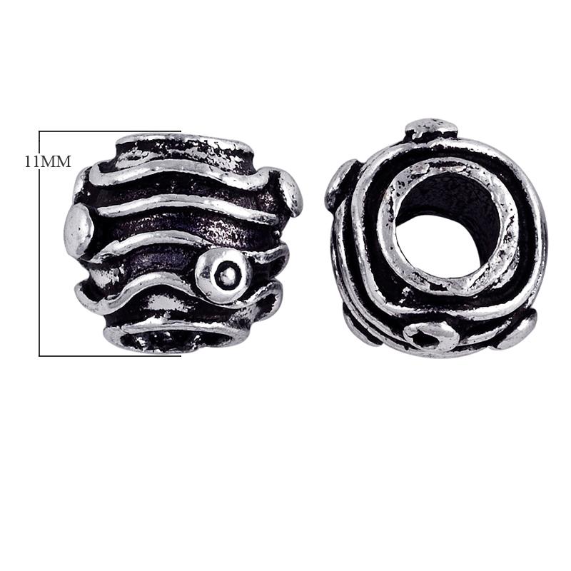 BSF-139 Silver Overlay Bali Bead Beads Bali Designs Inc 
