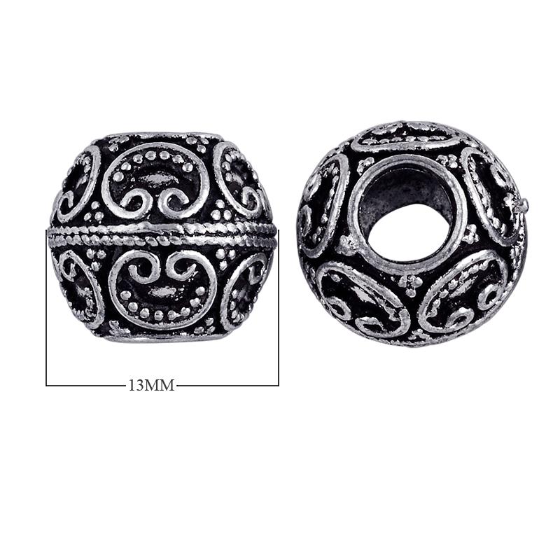 BSF-140 Silver Overlay Bali Bead Beads Bali Designs Inc 