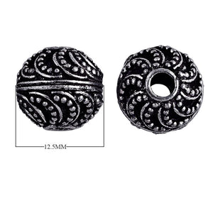 BSF-146 Silver Overlay Bali Bead Beads Bali Designs Inc 