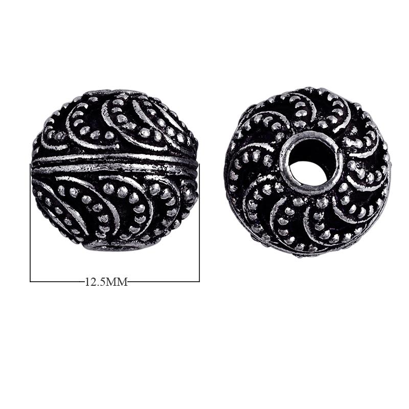 BSF-146 Silver Overlay Bali Bead Beads Bali Designs Inc 