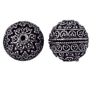 BSF-155 Silver Overlay Bali Bead Beads Bali Designs Inc 