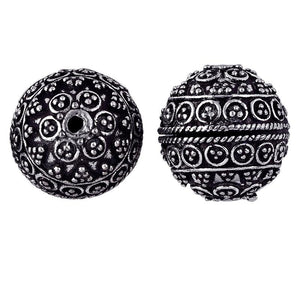 BSF-155 Silver Overlay Bali Bead Beads Bali Designs Inc 