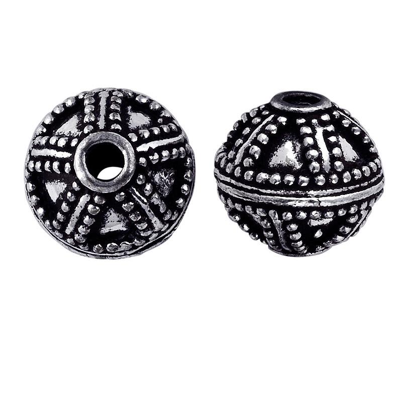 BSF-157 Silver Overlay Bali Bead Beads Bali Designs Inc 
