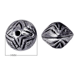BSF-158 Silver Overlay Bali Bead Beads Bali Designs Inc 