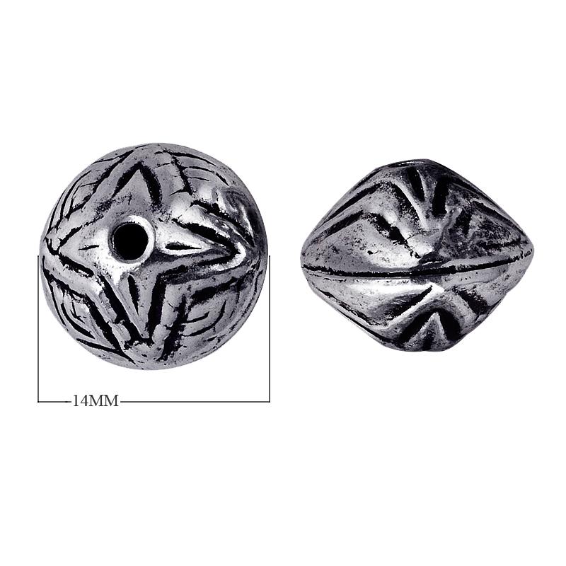 BSF-158 Silver Overlay Bali Bead Beads Bali Designs Inc 