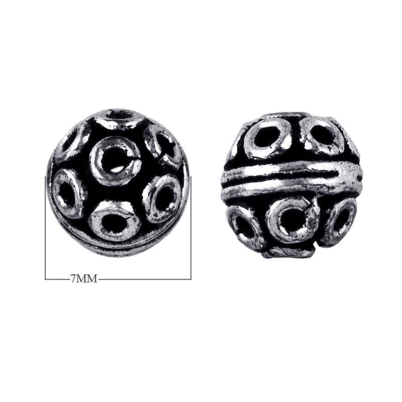 BSF-161 Silver Overlay Bali Bead Beads Bali Designs Inc 
