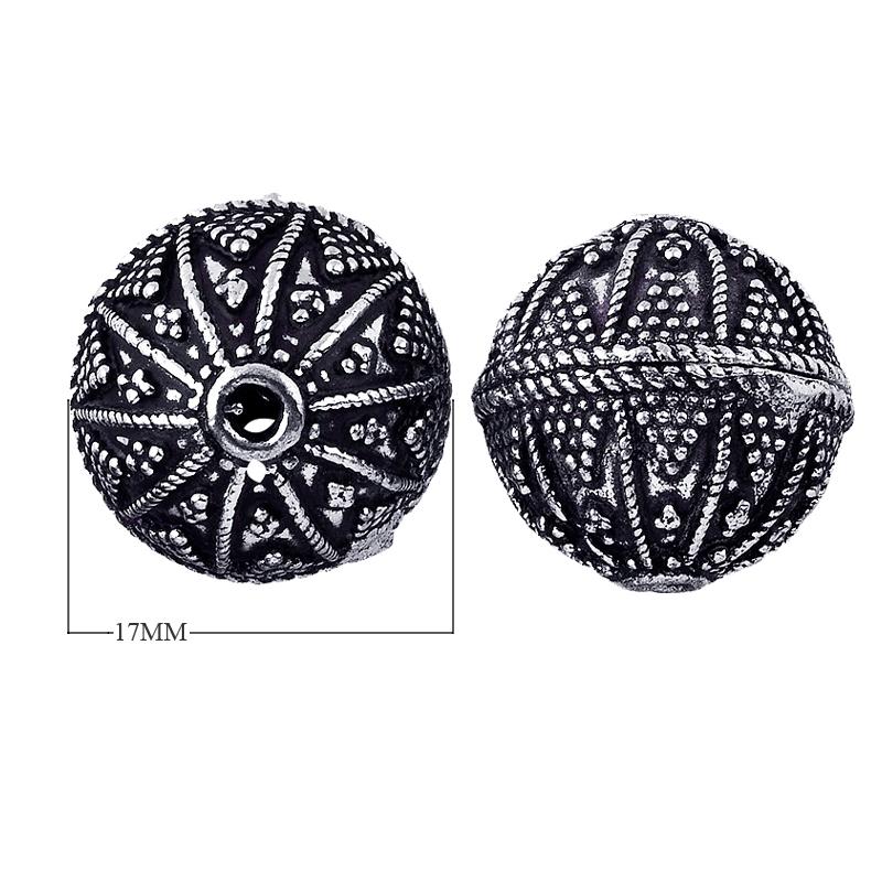 BSF-162 Silver Overlay Bali Bead Beads Bali Designs Inc 