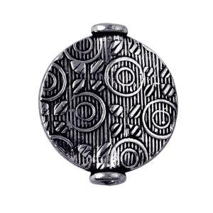 BSF-166 Silver Overlay Motif Bead Beads Bali Designs Inc 