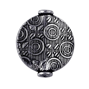 BSF-166 Silver Overlay Motif Bead Beads Bali Designs Inc 