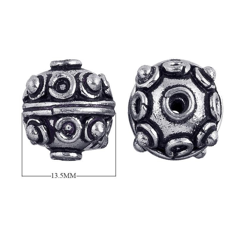 BSF-167 Silver Overlay Bali Bead Beads Bali Designs Inc 