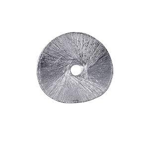 BSF-216-4MM Silver Overlay Round Shape Chip Bead Beads Bali Designs Inc 