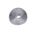 Handcrafted silver overlay copper textured round disc pendant from India with polished finish for wholesale use