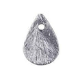 BSF-220 Silver Overlay Pears Shape Chip Bead Beads Bali Designs Inc 