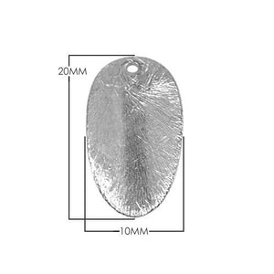 BSF-239 Silver Overlay Oval Leaf Shape Chip Bead Beads Bali Designs Inc 