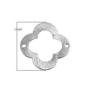 BSF-251-14MM Silver Overlay Flower Shape Chip Bead Beads Bali Designs Inc 