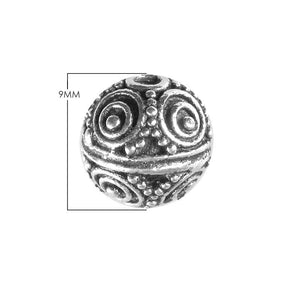 BSF-258 Silver Overlay Bali Bead Beads Bali Designs Inc 