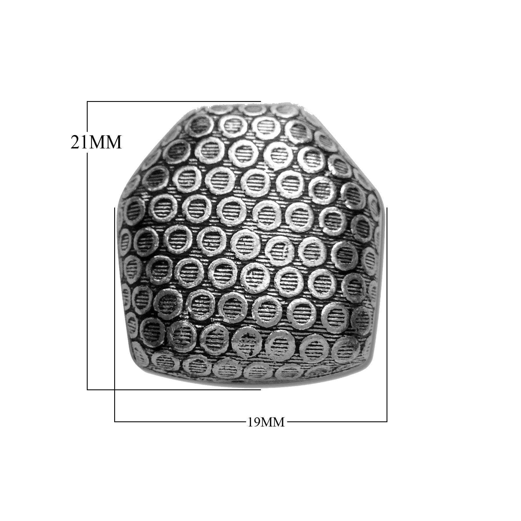 BSF-295 Silver Overlay Motif Bead Beads Bali Designs Inc 