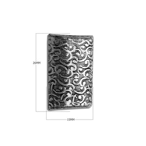 BSF-305 Silver Overlay Motif Bead Beads Bali Designs Inc 