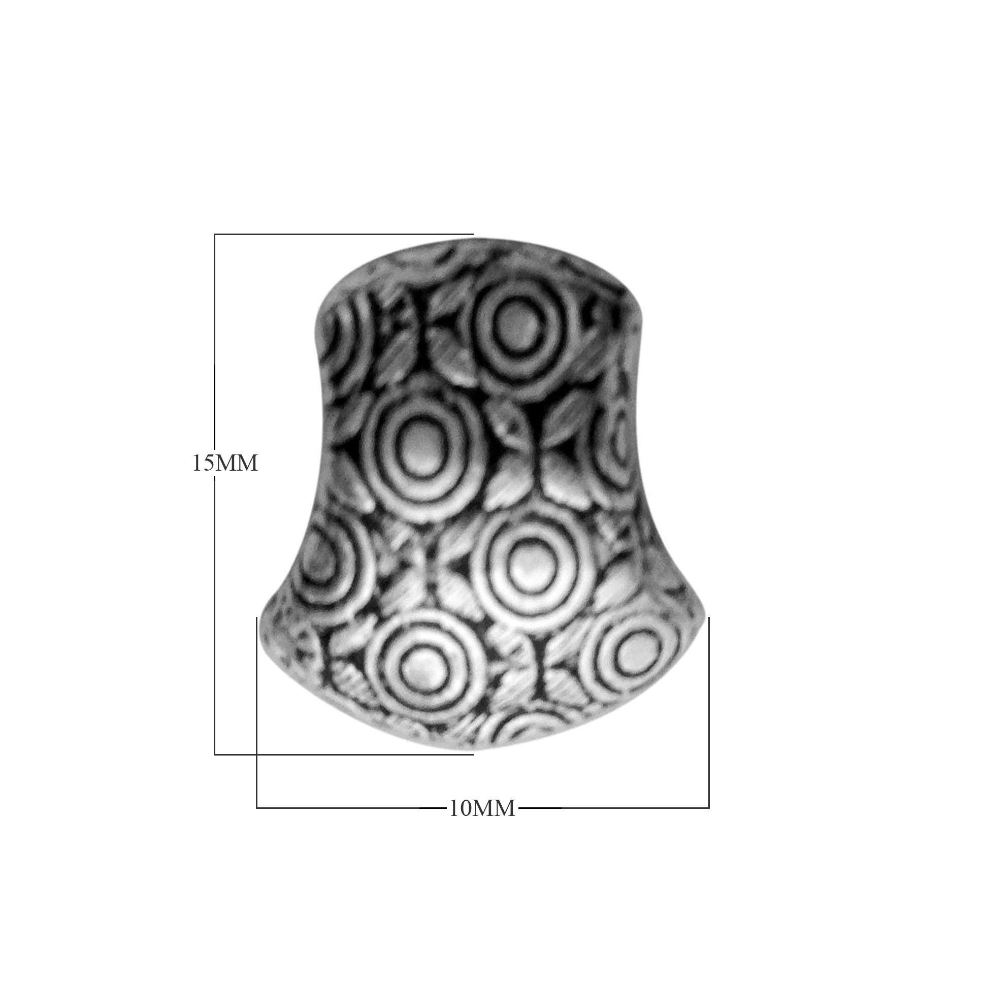 BSF-319 Silver Overlay Motif Bead Beads Bali Designs Inc 