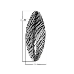 BSF-323 Silver Overlay Motif Bead Beads Bali Designs Inc 