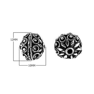 BSF-344 Silver Overlay Bali Bead Beads Bali Designs Inc 