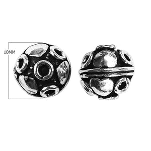 BSF-345 Silver Overlay Bali Bead Beads Bali Designs Inc 