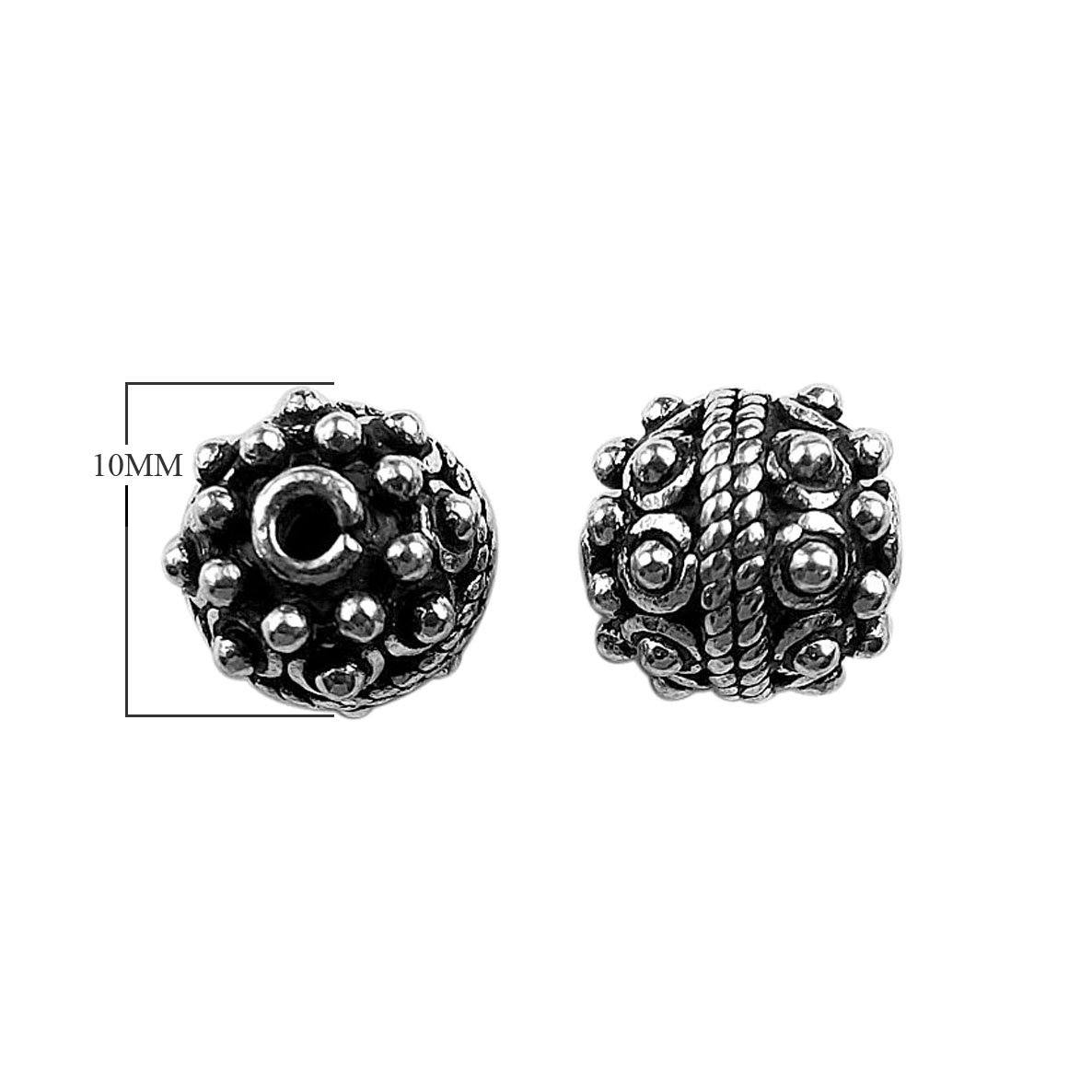 BSF-353 Silver Overlay Bali Bead Beads Bali Designs Inc 