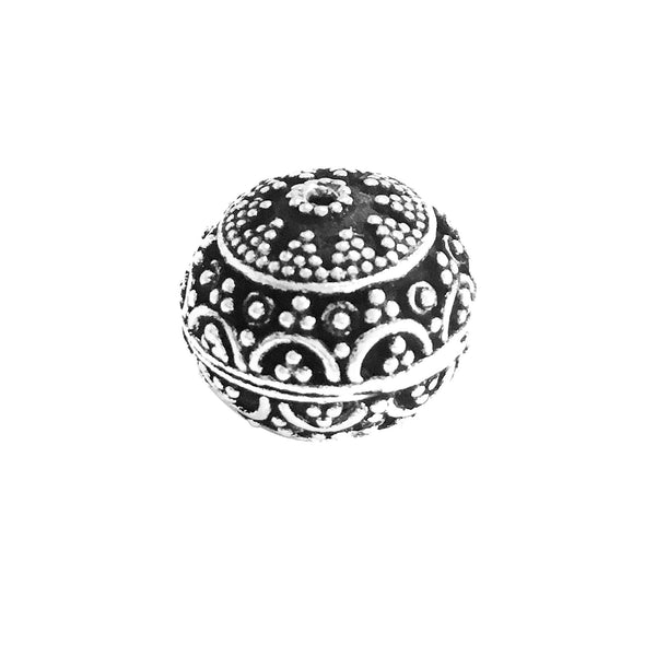 BSF-356 Silver Overlay Bali Bead Beads Bali Designs Inc 