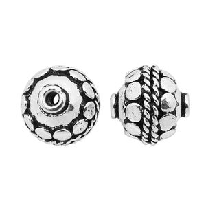 BSF-370 Silver Overlay Bali Bead Beads Bali Designs Inc 